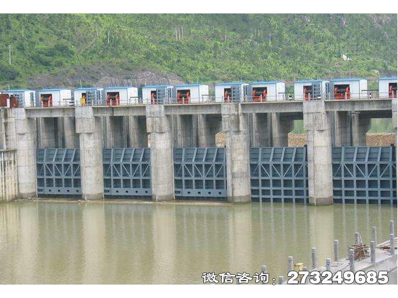 龙湾拦水大坝闸门